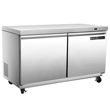 Maxx Cold Undercounter Refrigerator, Double Door 11.1 CUFT MXSR48U